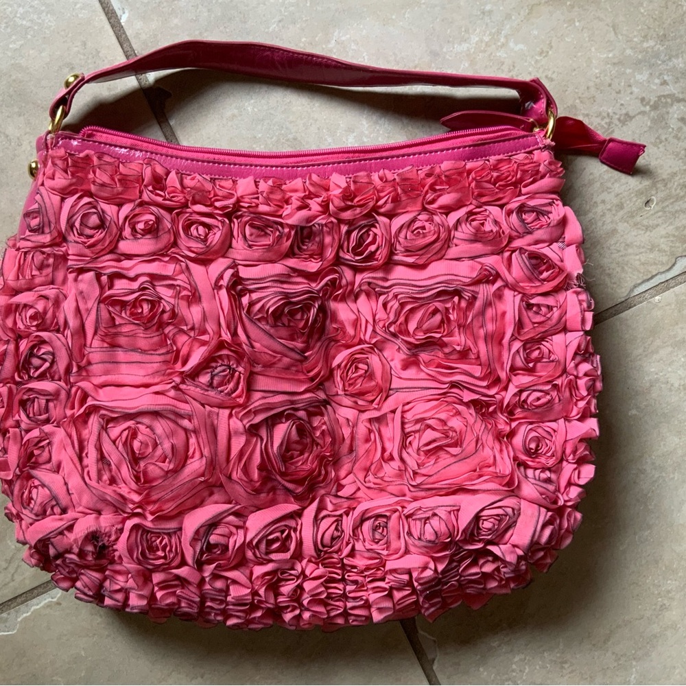 Pink Floral Women's Bag